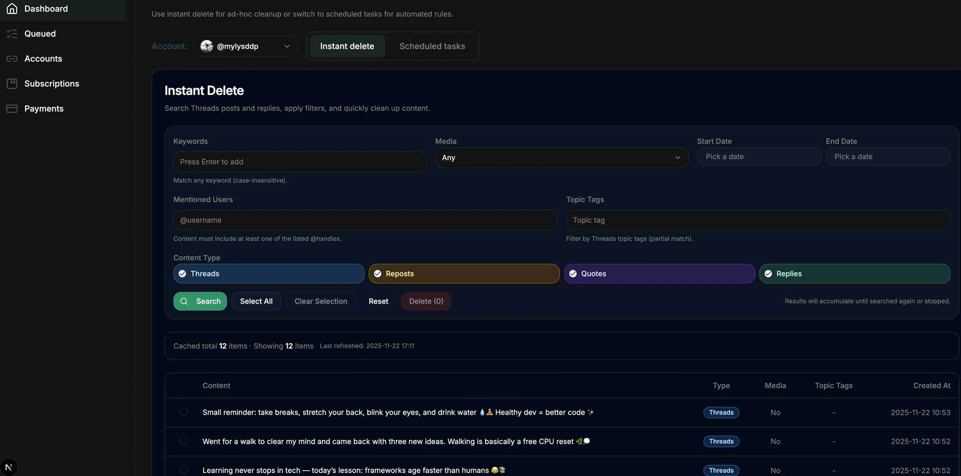 Dashboard Preview